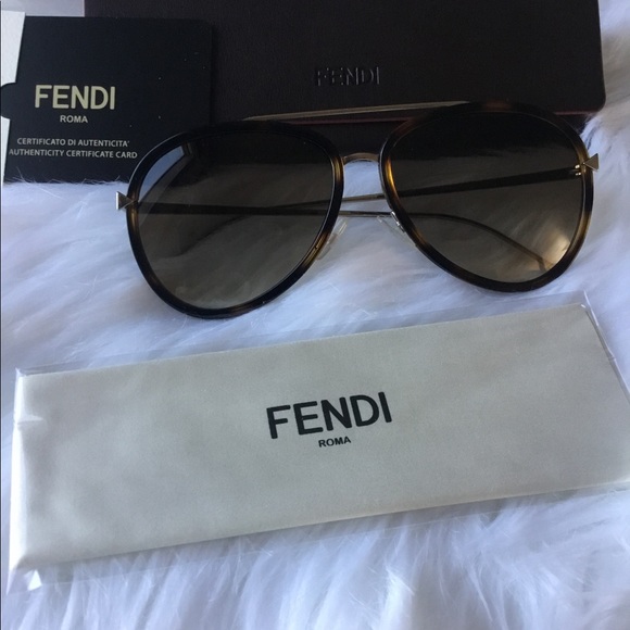 Fendi Accessories - New FENDI Aviators Sunglasses- Authentic